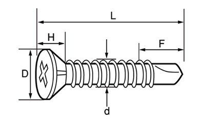 鉄 フラッシュポイント 皿頭 (フレキ付)の寸法図