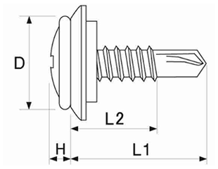 ステンレス SUS410 MBシーリングシートテクス シンワッシャーセット(2P-ST)(粗目)(JPF製)の寸法図