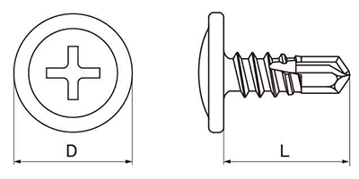ステンレス SUS410 ダンバ シンワッシャー(粗目)(若井製)の寸法図