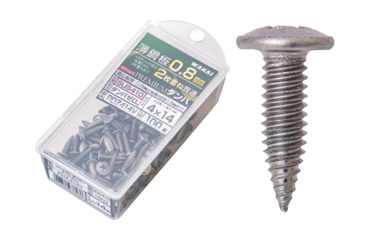 ステンレス SUS410 プレミアムダンバ ゼロ パッキン付 (平シンW頭(薄鋼板専用(ハーフバリューP(若井製)の商品写真