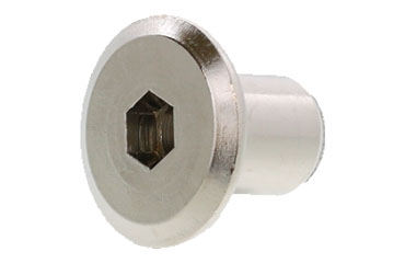 鉄 ジョイントコネクター飾りナット(六角穴スパナ径5mm)JCN-Aの商品写真