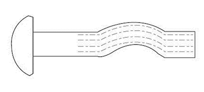 鉄 スチール コブラ CB-T(打込み式あと施工アンカー)(JPF品)の寸法図