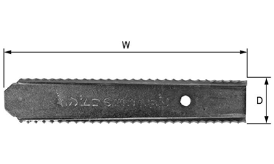 目ちクサビ強力型(ダンドリビス品)の寸法図