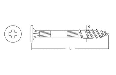 鉄 スーパーウッド(徳用箱)(硬質木材用)の寸法図