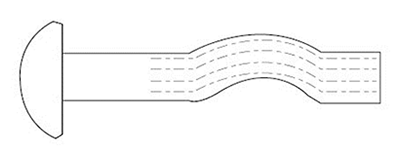 ステンレス コブラ SCB-T(打込み式あと施工アンカー)(JPF品)の寸法図