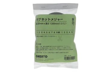 マグネットメジャー(目盛り付き)(大里品)の寸法図