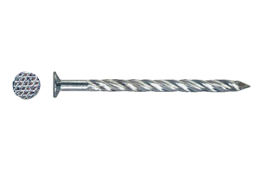 鉄 ユニクロメッキ スクリュー釘(4kg入)(KNフジニッテイ)の商品写真