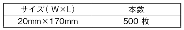 鉄 大型浪釘(生地)(山喜産業)の寸法表