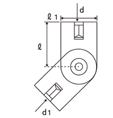 鉄 シグロックブレース 吊りボルト支持具 (N-Nタイプ)(インチ・ウイット)の寸法図