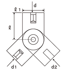 鉄 シグロックブレース 吊りボルト支持具 (N-WNタイプ)(インチ・ウイット)の寸法図