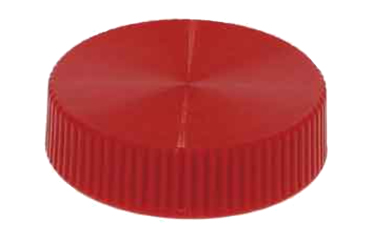 サムノブ(赤)(丸型ローレット付) 六角穴付ボルト圧入用キャップのみの商品写真