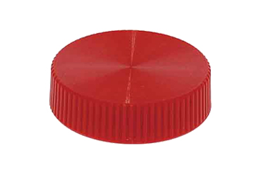 サムノブ(赤色) (丸型ローレット付) 六角穴付ボルト圧入用キャップのみの商品写真