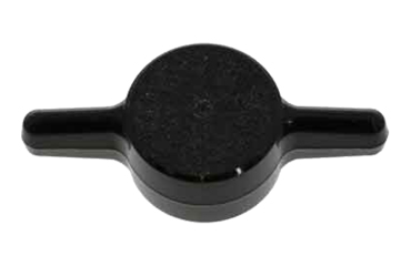 サムノブ(黒)(T型) 六角穴付ボルト圧入用キャップのみの商品写真