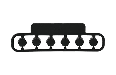 リセスインナー プラインナー(六角穴ふさぎ用カバー)(黒色樹脂 6個付)の商品写真