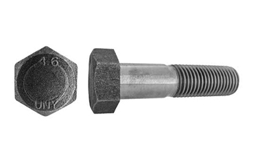 鉄 強度区分4.6 六角ボルト(半ねじ)(ユニタイト品・座付き)の商品写真