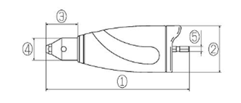 ロブテックス アタッチメントリベッター アットリブ (R03I)の寸法図