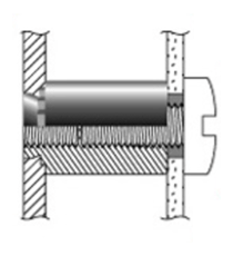 鉄 コーマスペーサー (CF10-M)(最小板厚1.0mm)(コーマ製)の寸法図