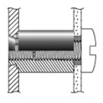 鉄 コーマスペーサー (CF15-M)(最小板厚1.5mm)(コーマ製)の寸法図