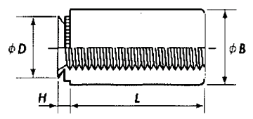 ステンレス コーマスペーサー (CFS15-M●-●)(最小板厚1.5mm)(コーマ製)の寸法図