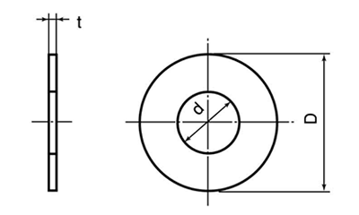 ズースリテーナ(D3)(パネル簡単締結)の寸法図