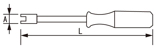 P形スピードナット用ホルダー(PSNホルダー)(オチアイ製)の寸法図