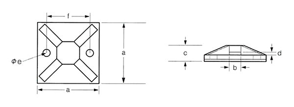芝軽粗材 コンベックスベース (ナチュラル/粘着テープ＝グレー)(CK)の寸法図