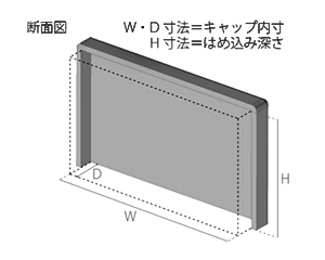 塩化ビニール 樹脂製 フラットバー用キャップ Awj品