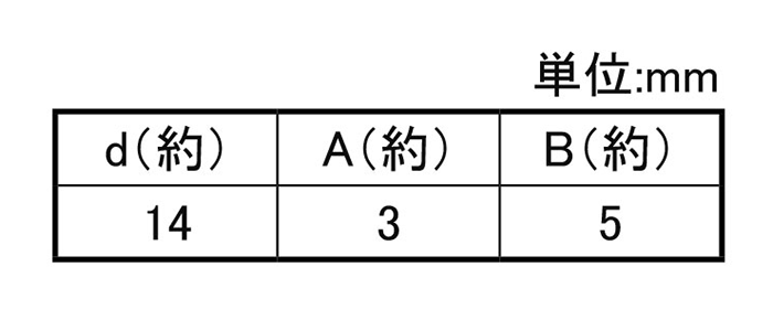 ガラス製 クリスタルキャップ (屋内外用・穴栓径10mm用)(8号箱/600個入)(ダンドリビス)の寸法表