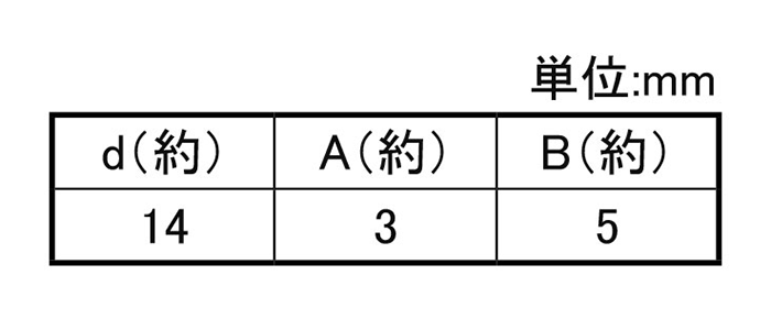 ガラス製 クリスタルキャップ (屋内外用・穴栓径10mm用)(ブリスター/8個入)(ダンドリビス)の寸法表