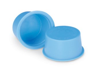 SDC プロテクトパーツ カラーキャップ(端部用テーパ型)(LDポリエチレン青色)の商品写真