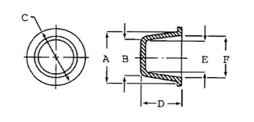 SDC プロテクトパーツ カラーキャップ(端部用テーパ型)(LDポリエチレン
