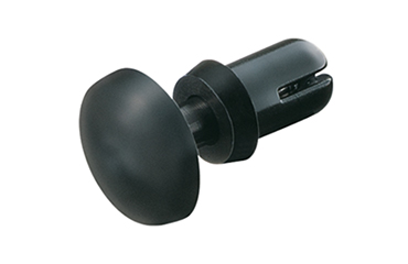 ポリアミドPA46(樹脂製)プッシュリベット(スナップリベット)(黒)の商品写真