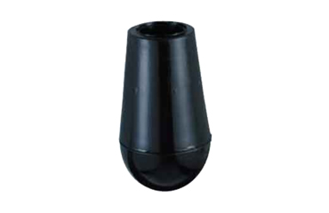 樹脂(PE) 丸キャップキャップ(外かぶせ栓)(黒色)(A-)(大昌産業)の商品写真