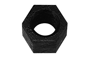 FRP(GE)(ガラスエポキシ樹脂) 六角ナット(黒色)(耐熱、耐食性)の商品写真