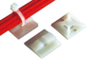 6ナイロン ANPベース (固定用ベース)両面接着テープ (ANP)(ナチュラル色 配線クランプ)の商品写真