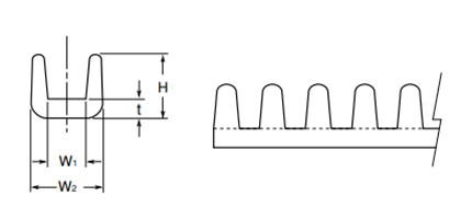 ナイロン6(樹脂) フリーブッシュ (配線等保護用)(SG)の寸法図