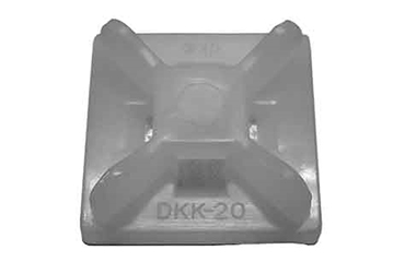 粘着式固定具(66ナイロン) DKK乳白 (デンカエレクトロン品)の商品写真