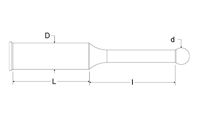 岩田製作所 プルプラグ フランジ付 GDME-P (EPDM/黒)(中実材仕様)(パック品)の寸法図