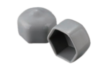 岩田製作所 保護キャップ 六角ボルト頭用 灰色(PVC/RoHS10)(HLGYR-B)(ボックス入)の商品写真