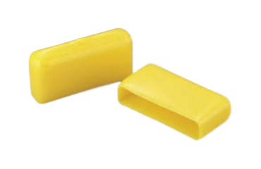 岩田製作所 保護キャップ フラットバー用 黄色(PVC/RoHS10)(HLYEF-B)(ボックス入)の商品写真