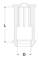 岩田製作所 キャップ (リップ・排気口付) GAP-P (シリコン)(パック品)の寸法図