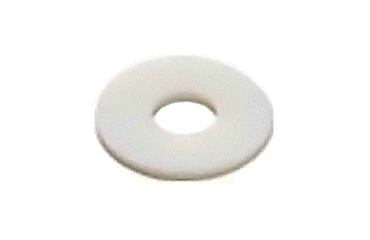 衝撃吸収ナイロン 丸型平座金 (丸ワッシャー) NQW-0000-00 (白色不透明)の商品写真