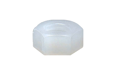 PVDF(樹脂製) 六角ナット / PVNT-00 (白色不透明)の商品写真