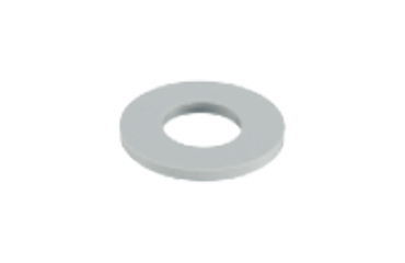 PVC(ポリ塩化ビニル) 丸型平座金 (丸ワッシャー) VCW-0000-00 (灰色)の商品写真