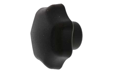 樹脂製 黒色 ソフトグリップナット ネジ部黄銅(樹脂部 ポリプロピレン)の商品写真