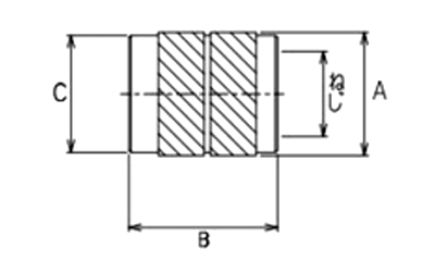 黄銅 キャッチサート(CS)(マイクロファスナー)(鉛レス)の寸法図