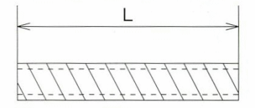 水本機械 ステンレス 寸切カットボルト (ミリネジ)の寸法図