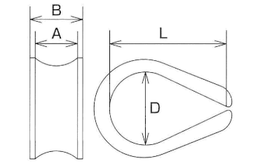 水本機械 ステンレス ロープコースの寸法図