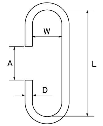 水本機械 ステンレス モヒカン (MOH)の寸法図