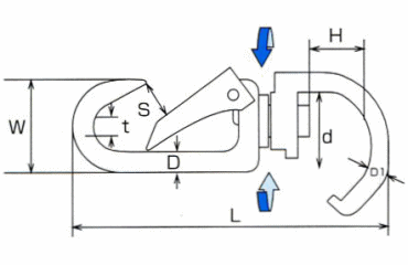 水本機械 ステンレス ナスカンス ナップ(オープン)の寸法図